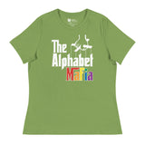 Alphabet Mafia (Women's Relaxed T-Shirt)-Women's T-Shirts-Swish Embassy