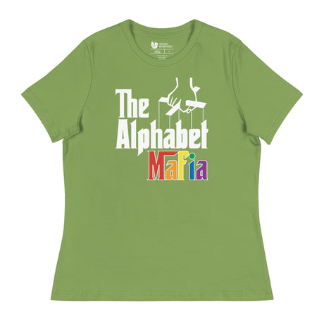 Alphabet Mafia (Women's Relaxed T-Shirt)-Women's T-Shirts-Swish Embassy