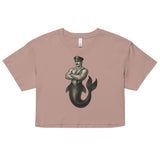 Art Deco Merman (Crop Top)-Crop Top-Swish Embassy