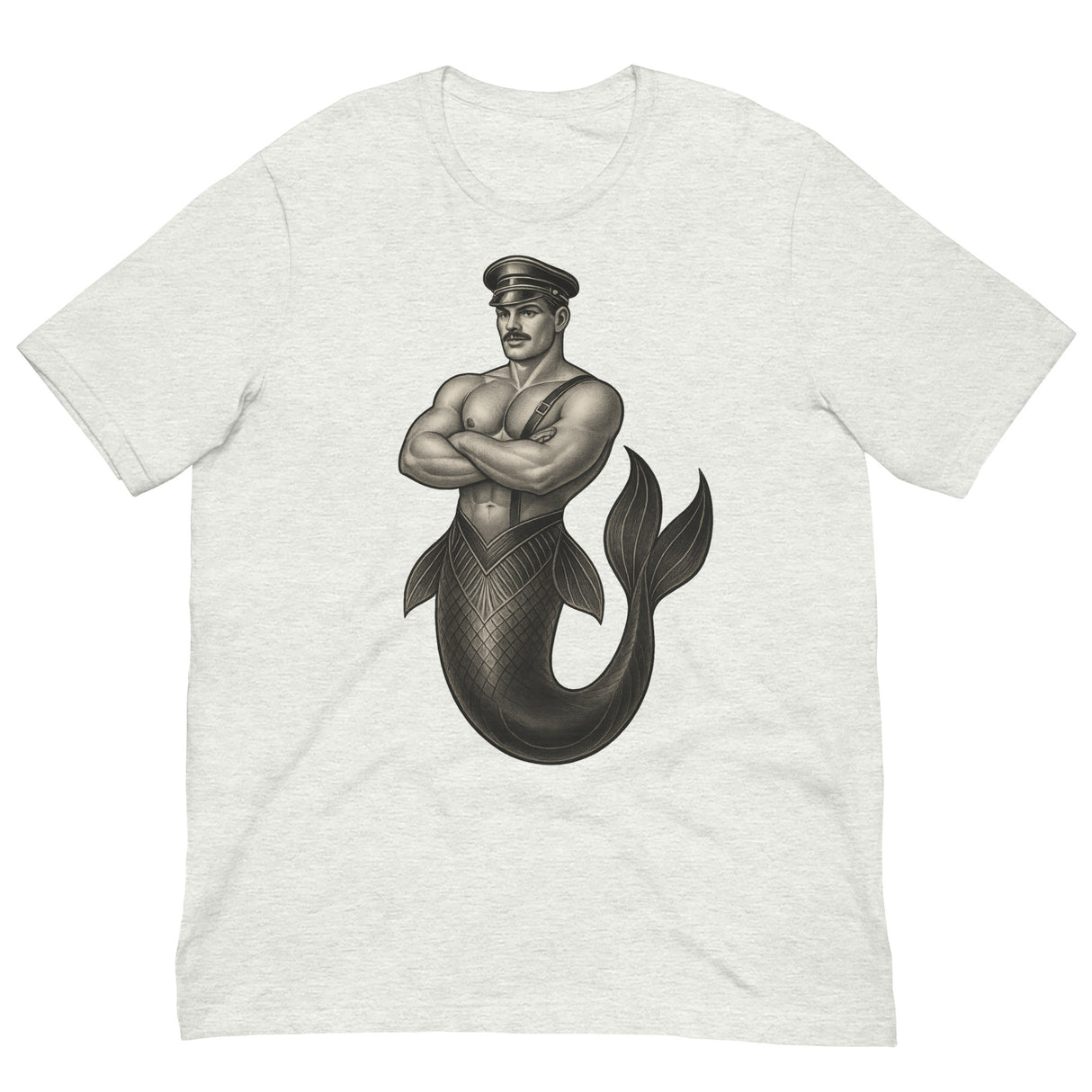 Art Deco Merman-T-Shirts-Swish Embassy