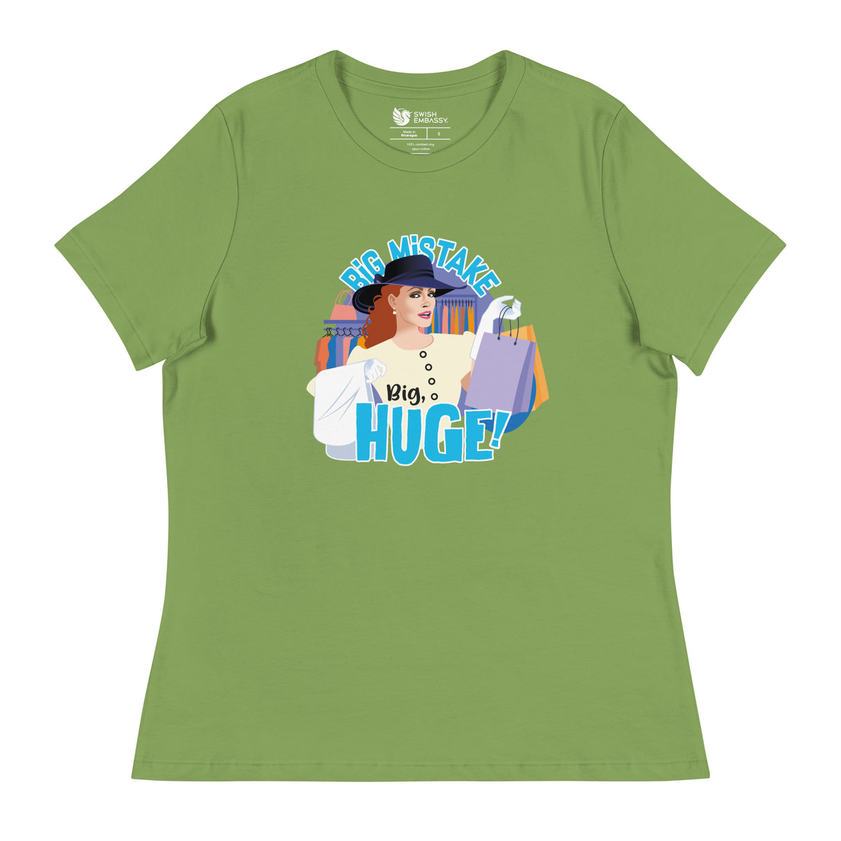 Big Mistake (Women's Relaxed T-Shirt)-Women's T-Shirts-Swish Embassy