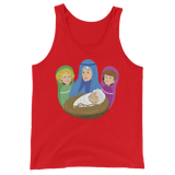 Birth of Cheesecake (Tank Top)-Christmas Tank Tops-Swish Embassy