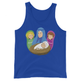 Birth of Cheesecake (Tank Top)-Christmas Tank Tops-Swish Embassy