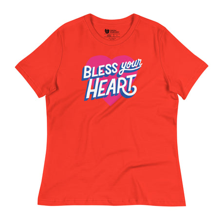 Bless Your Heart (Women's Relaxed T-Shirt)-Women's T-Shirts-Swish Embassy