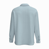 Blue Crush (Cotton Long Sleeve Shirt)-Cotton Long Sleeve Button Shirt-Swish Embassy