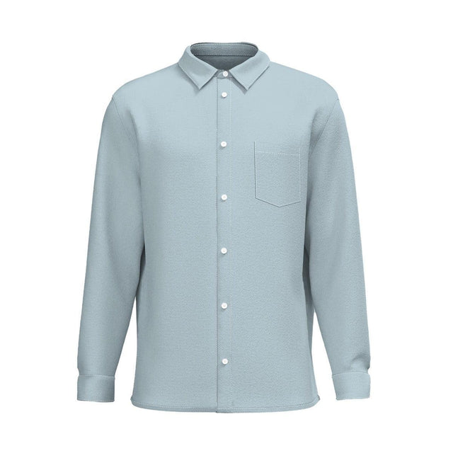 Blue Crush (Cotton Long Sleeve Shirt)-Cotton Long Sleeve Button Shirt-Swish Embassy