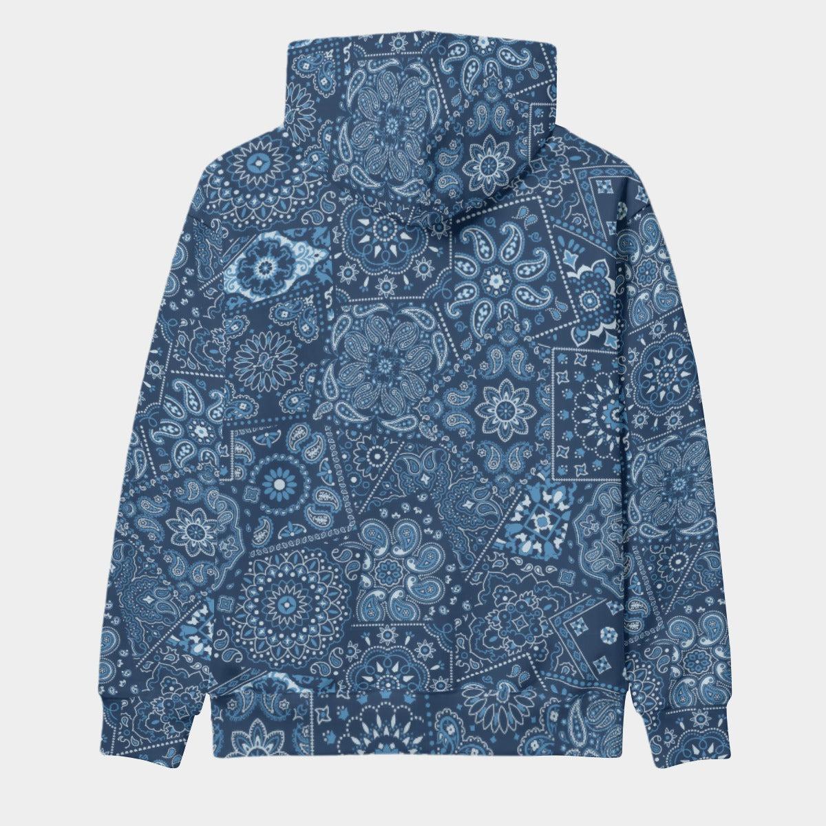 Blue Hanky (AOP Hoodie)-AOP Hoodie-Swish Embassy