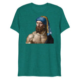 Boy with a Pearl Necklace (Triblend)-Triblend T-Shirt-Swish Embassy