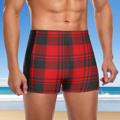 Buffalo Plaid (Square Cut Trunks)-Square Cut Trunks-Swish Embassy