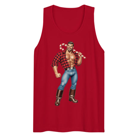 Candy Man (Tank top)-Christmas Tank Tops-Swish Embassy