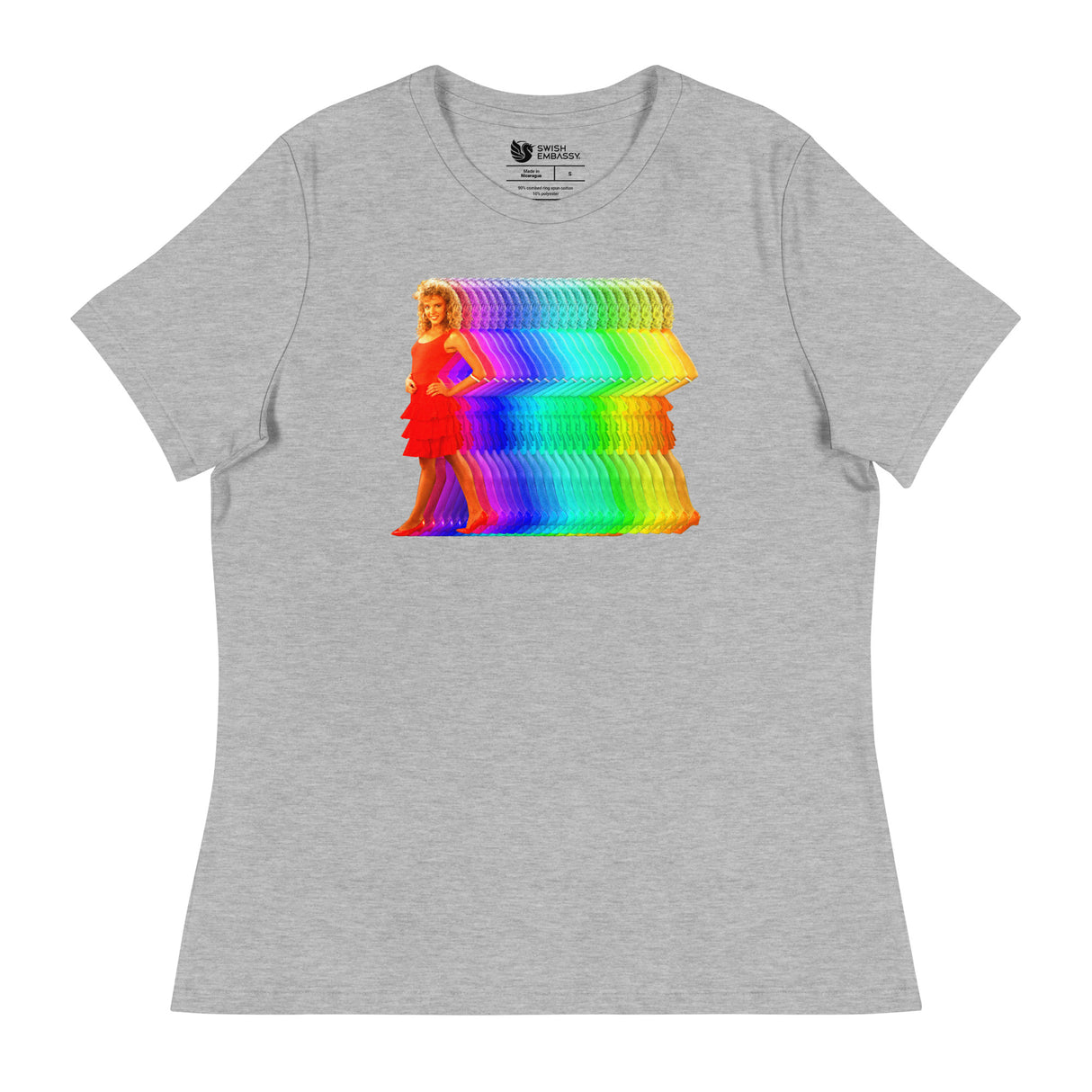 Can’t Get Hue Outta My Head (Women's Relaxed T-Shirt)-Women's T-Shirts-Swish Embassy
