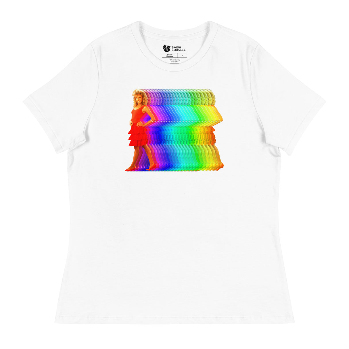 Can’t Get Hue Outta My Head (Women's Relaxed T-Shirt)-Women's T-Shirts-Swish Embassy