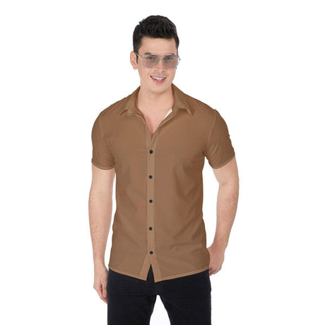 Caramel Drip (Button Shirt)-Button Shirt-Swish Embassy