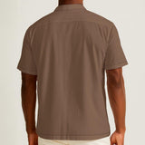 Caramel Drip (Cotton Button Shirt)-Cotton Button Shirt-Swish Embassy