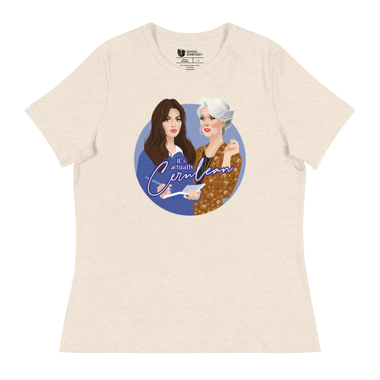 Cerulean (Women's Relaxed T-Shirt)-Women's T-Shirts-Swish Embassy