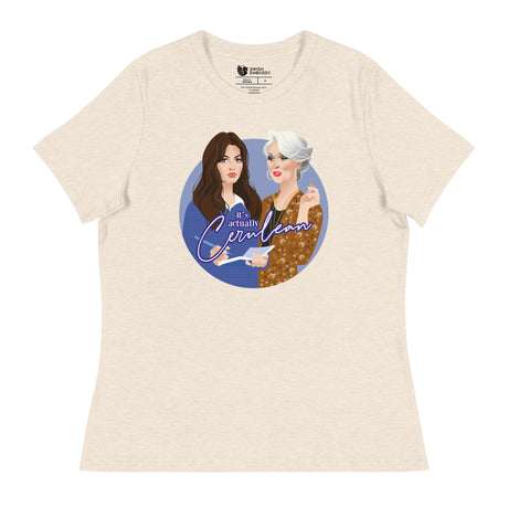 Cerulean (Women's Relaxed T-Shirt)-Women's T-Shirts-Swish Embassy