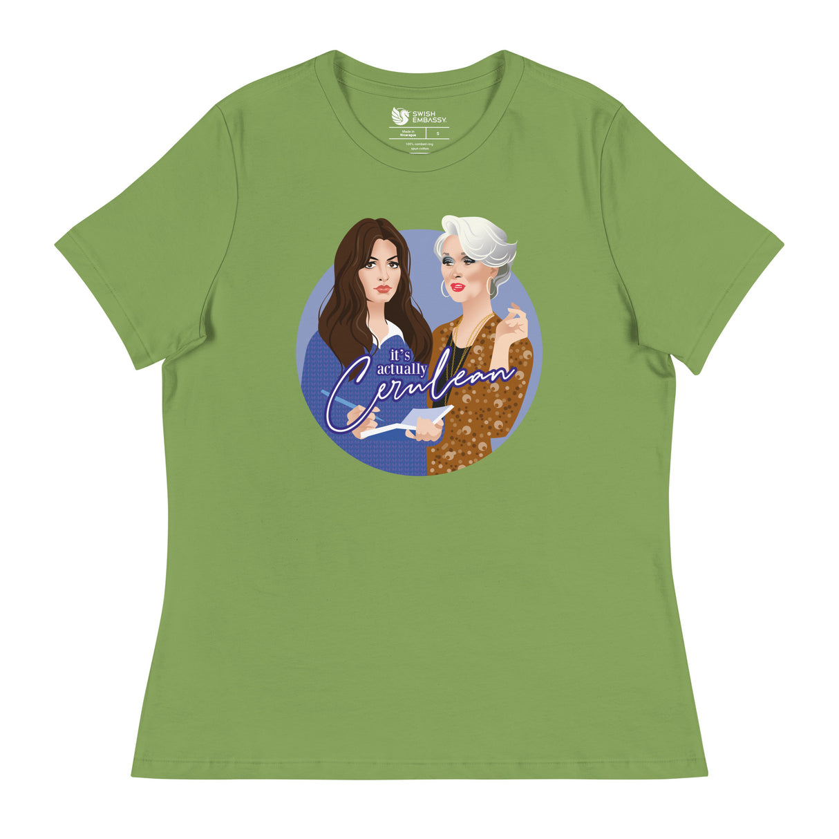 Cerulean (Women's Relaxed T-Shirt)-Women's T-Shirts-Swish Embassy