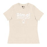 Check Your Battery (Women's Relaxed T-Shirt)-Women's T-Shirts-Swish Embassy