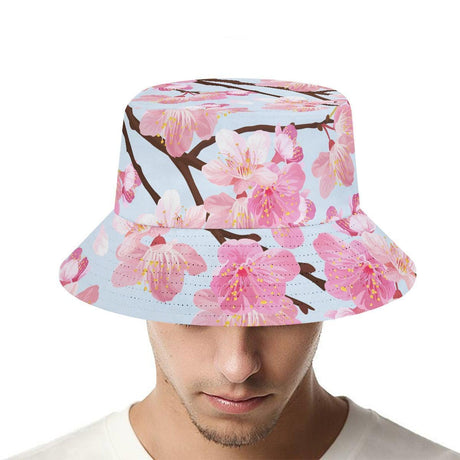 Cherry Blossom (Allover Bucket Hat)-Allover Bucket Hat-Swish Embassy
