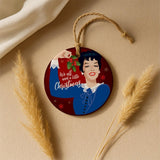 Christmas with Mame (Ceramic Holiday Keepsake)-Ceramic Holiday Keepsake-Swish Embassy