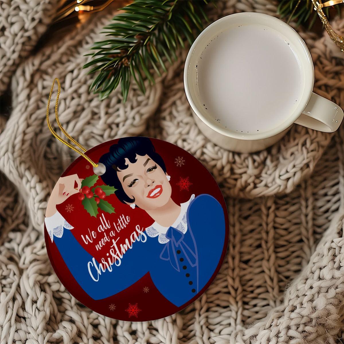 Christmas with Mame (Ceramic Holiday Keepsake)-Ceramic Holiday Keepsake-Swish Embassy