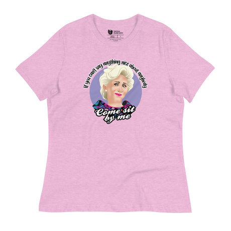 Come Sit By Me (Women's Relaxed T-Shirt)-Women's T-Shirts-Swish Embassy