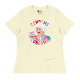 Condoms! (Women's Relaxed T-Shirt)-Women's T-Shirts-Swish Embassy