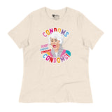 Condoms! (Women's Relaxed T-Shirt)-Women's T-Shirts-Swish Embassy