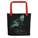 Crows Have Eyes (Tote bag)-Bags-Swish Embassy