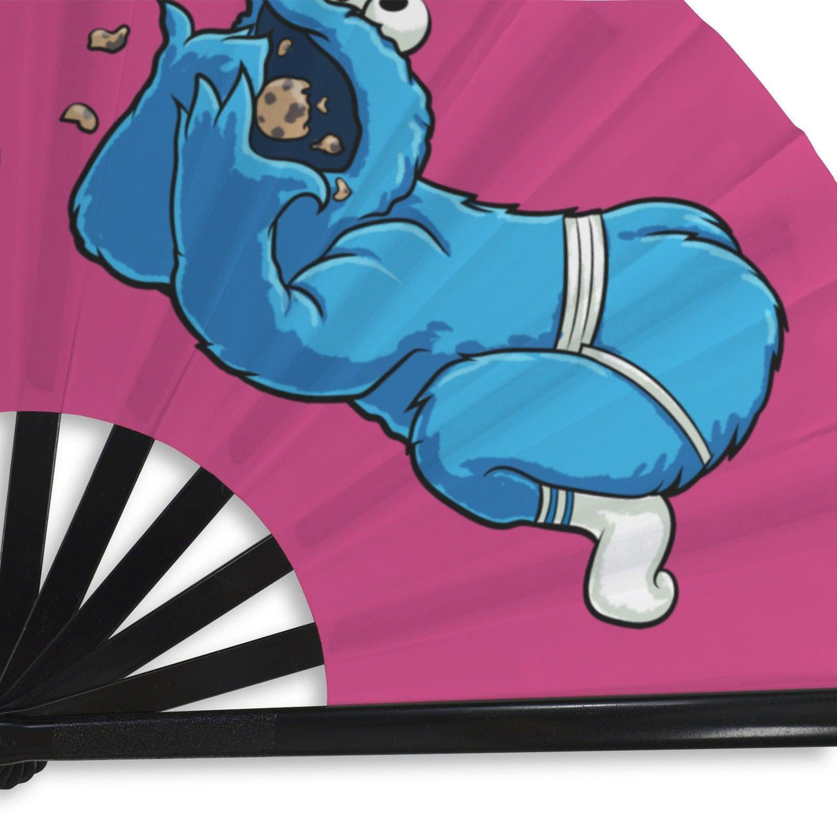 Crumb Dumpster (Folding Clack Fan)-Folding Fans-Swish Embassy