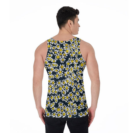 Daisies (Allover Tank Top)-Allover Tank Top-Swish Embassy