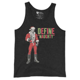 Define Naughty (Tank Top)-Christmas Tank Tops-Swish Embassy