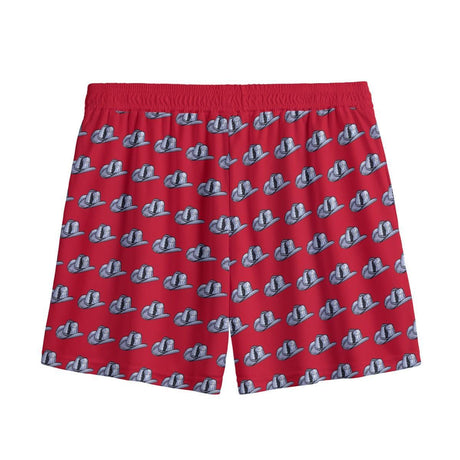 Disco Mirror Cowboy Hat (Shorts)-Shorts-Swish Embassy