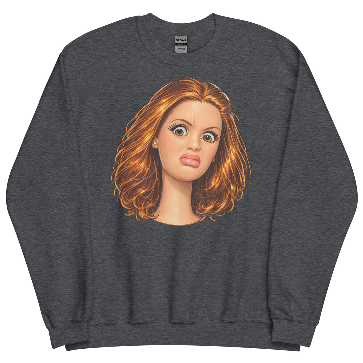 Disgusted Doll (Sweatshirt)-Sweatshirt-Swish Embassy