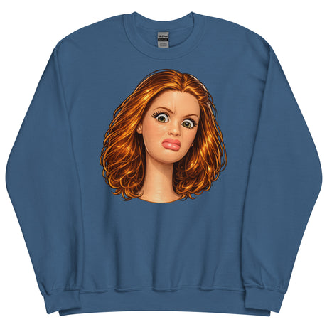 Disgusted Doll (Sweatshirt)-Sweatshirt-Swish Embassy