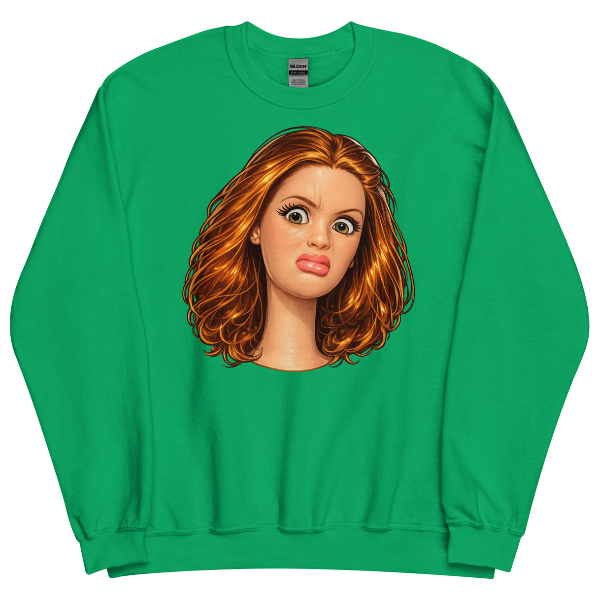 Disgusted Doll (Sweatshirt)-Sweatshirt-Swish Embassy