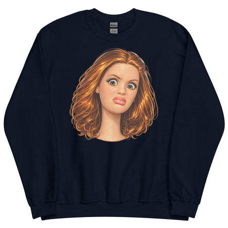 Disgusted Doll (Sweatshirt)-Sweatshirt-Swish Embassy