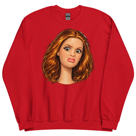 Disgusted Doll (Sweatshirt)-Sweatshirt-Swish Embassy