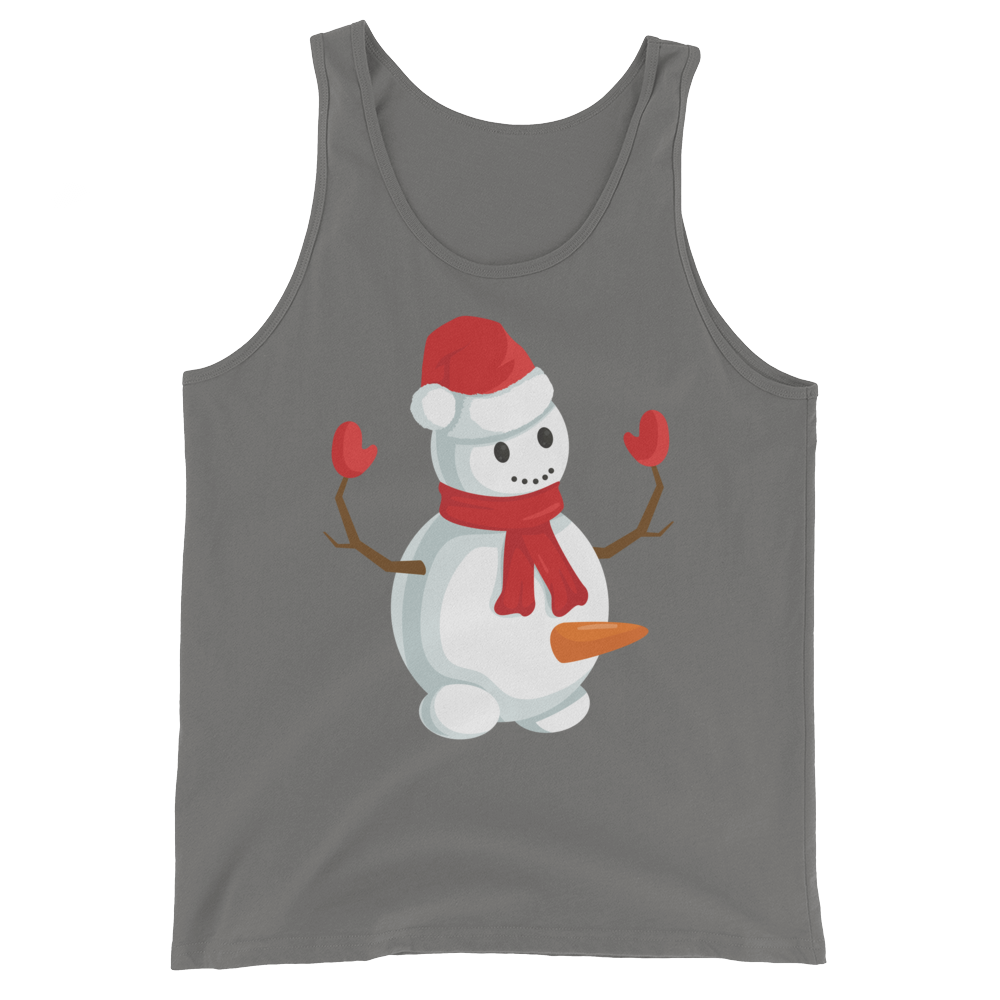 Do You Wanna Build A Snowman (Tank Top)-Christmas Tank Tops-Swish Embassy