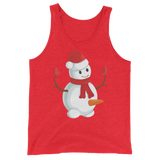 Do You Wanna Build A Snowman (Tank Top)-Christmas Tank Tops-Swish Embassy