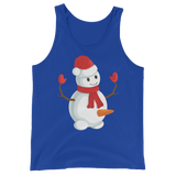 Do You Wanna Build A Snowman (Tank Top)-Christmas Tank Tops-Swish Embassy