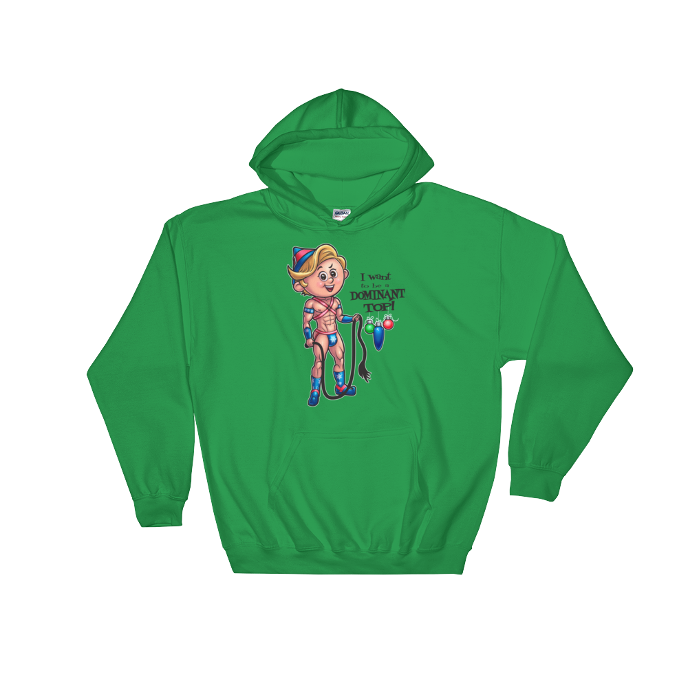 Dom Top Elf (Hoodie)-Christmas Hoodies-Swish Embassy