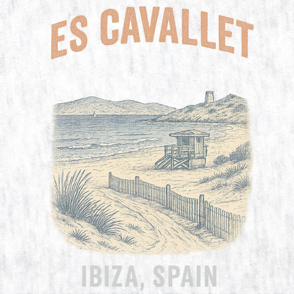 Es Cavallet Beach-T-Shirts-Swish Embassy