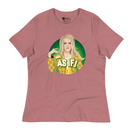 Ew, As If! (Women's Relaxed T-Shirt)-Women's T-Shirts-Swish Embassy