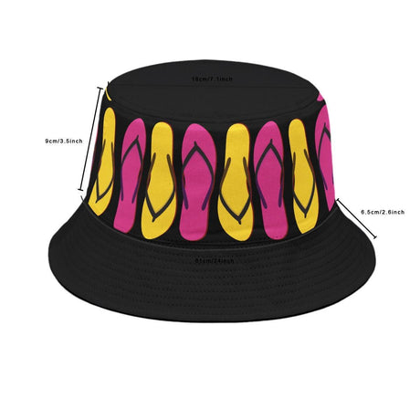 Flip Flops (Allover Bucket Hat)-Allover Bucket Hat-Swish Embassy