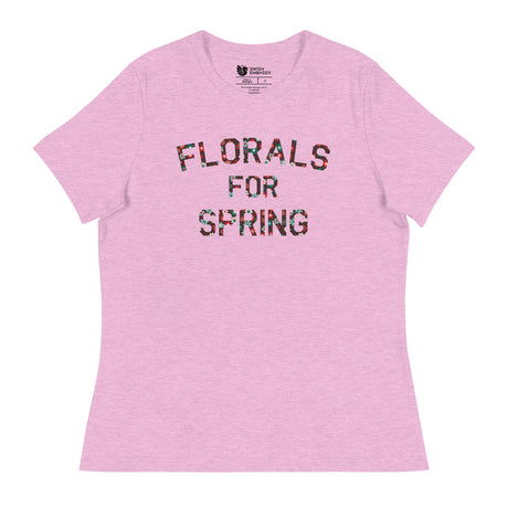Florals for Spring (Women's Relaxed T-Shirt)-Women's T-Shirts-Swish Embassy