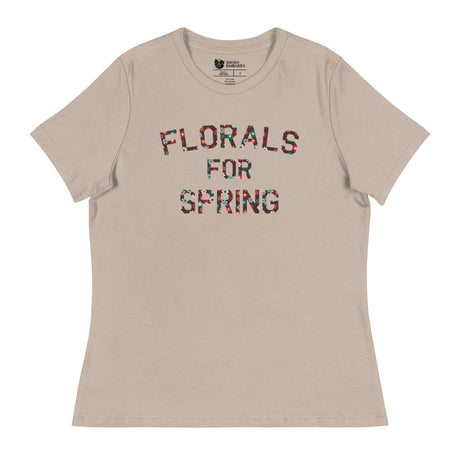 Florals for Spring (Women's Relaxed T-Shirt)-Women's T-Shirts-Swish Embassy
