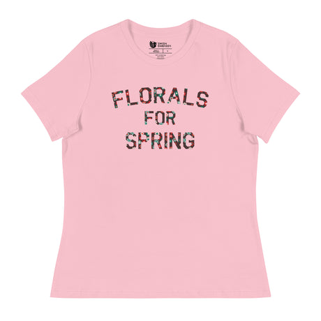 Florals for Spring (Women's Relaxed T-Shirt)-Women's T-Shirts-Swish Embassy