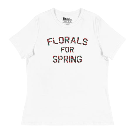 Florals for Spring (Women's Relaxed T-Shirt)-Women's T-Shirts-Swish Embassy
