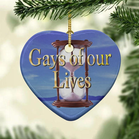 Gays of Our Lives (Ceramic Holiday Keepsake)-Ceramic Holiday Keepsake-Swish Embassy